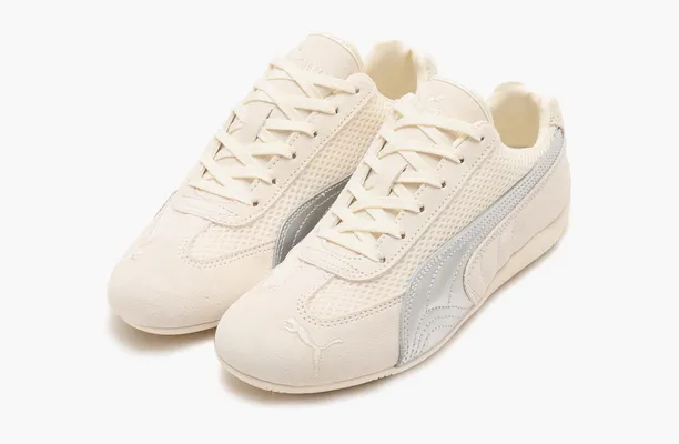  Puma Speedcat Premium «Frosted Ivory Matte Silver» kremovye