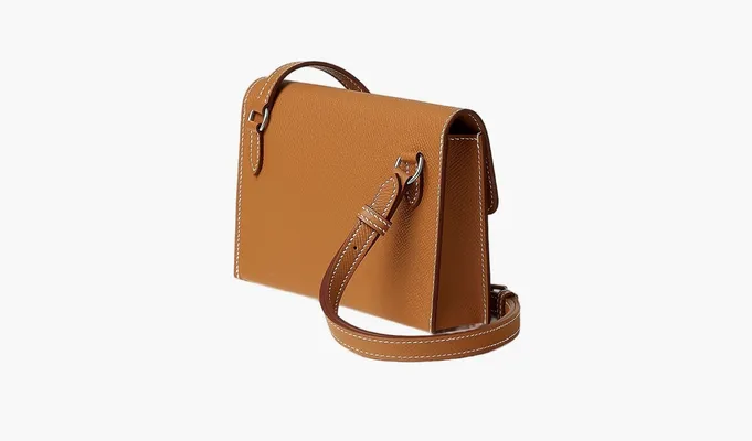 Сумки Hermesnap wallet «Gold Brown» korichnevye