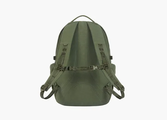 Сумки Supreme Logo Backpack (SS25) «Olive» zelyenye