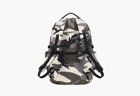 Сумки Supreme Logo Backpack (SS25) «Snow Camo» serye