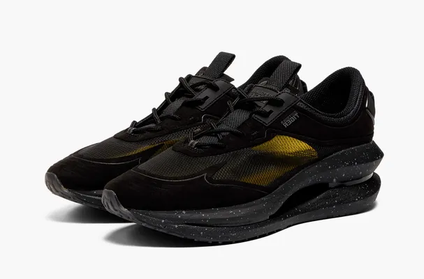  Asics Onitsuka Tiger Runger «Black/Black» chyernye