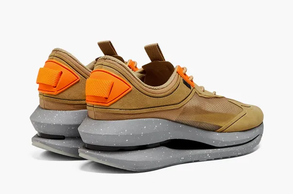  Asics Onitsuka Tiger Runger «Desert Camp/Shocking Orange» bezhevye