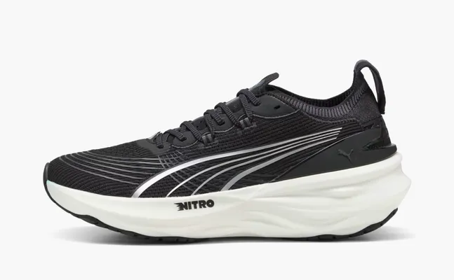  Puma ForeverRun Nitro 2 «Black White» chyernye