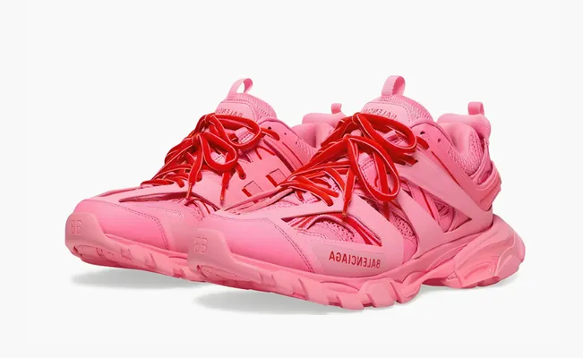  Balenciaga Track 1.0 WMNS Sneakers «Rose Pink» rozovye