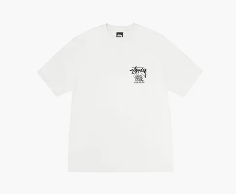 Одежда Stussy Classic Gear Pigment Dyed Tee «Natural» belye