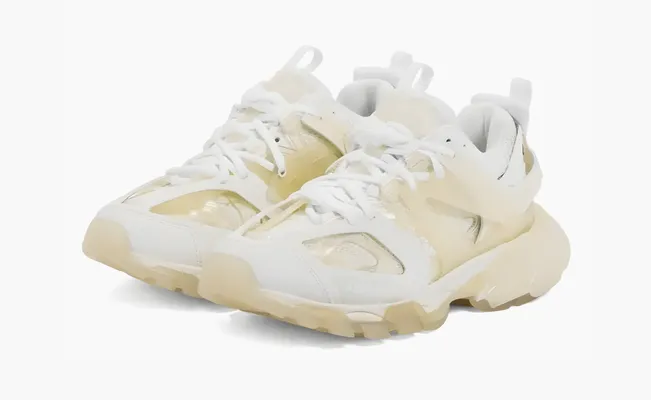 Кроссовки Balenciaga Track Clear Sole Low-Top Sports Shoes WMNS «White» belye