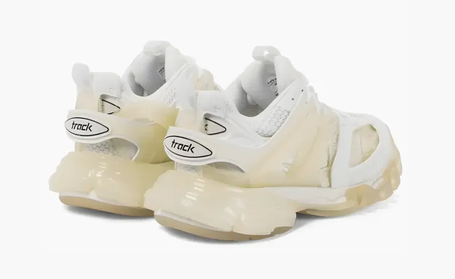 Кроссовки Balenciaga Track Clear Sole Low-Top Sports Shoes WMNS «White» belye