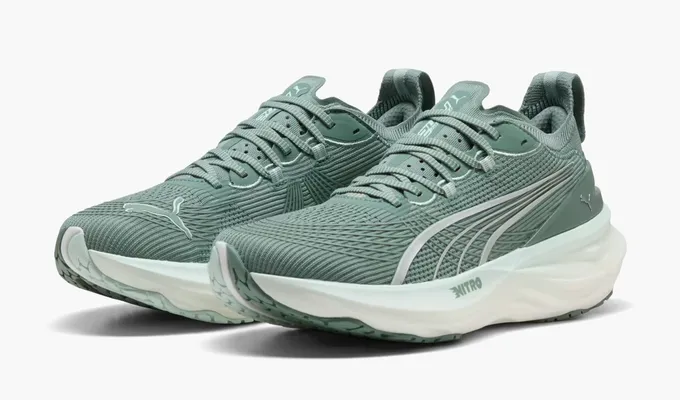  Puma ForeverRun Nitro 2 «Green Moon» zelyenye