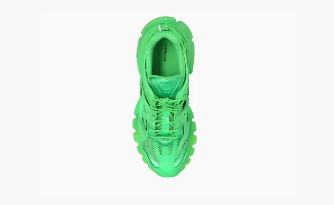  Balenciaga Track 2 «Clear Sole - Green» zelyenye