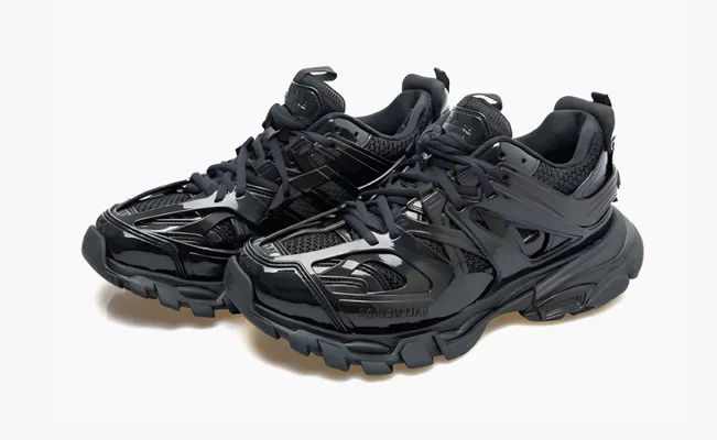 Balenciaga Track 1.0 «Black Patent» chyernye