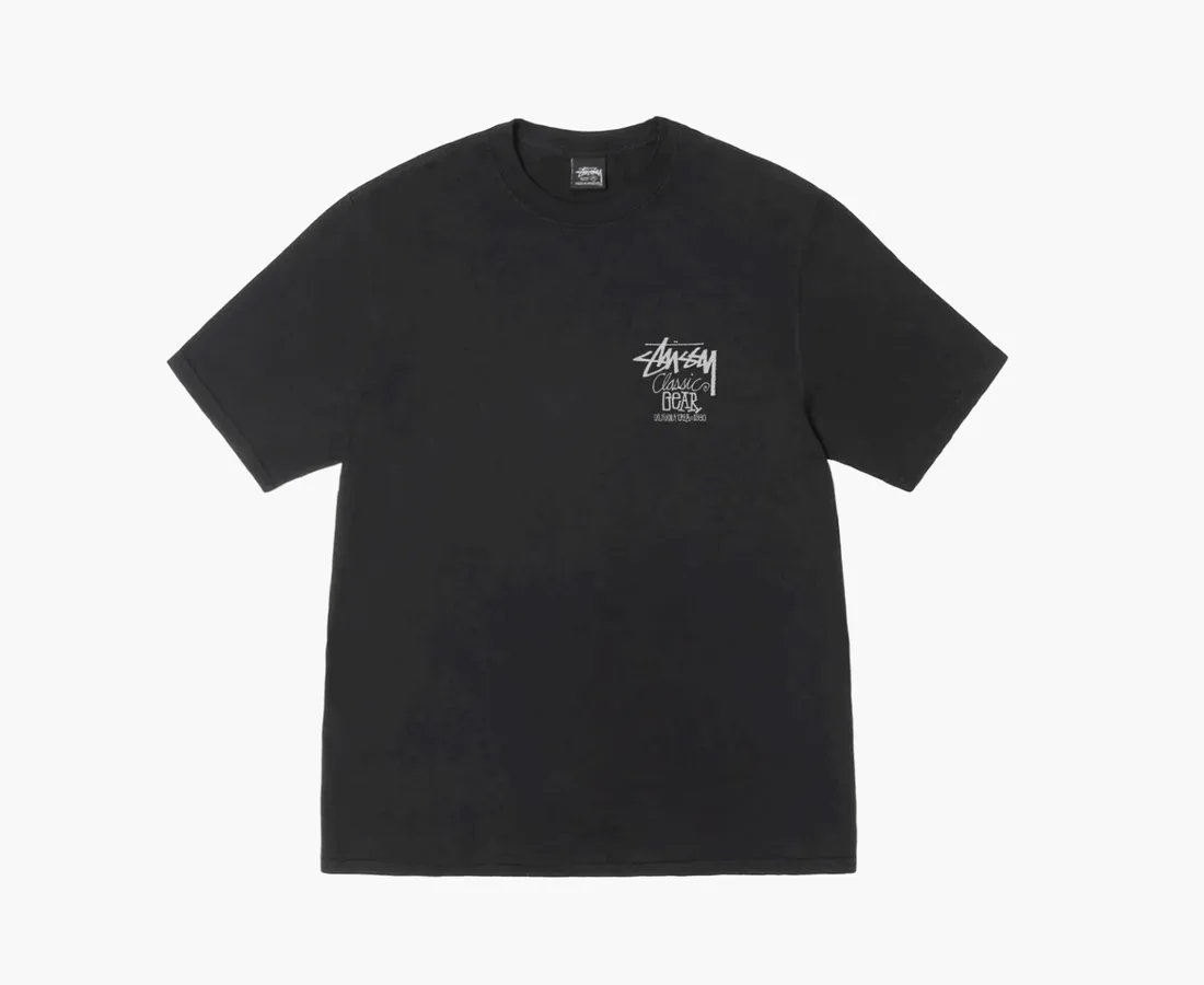 Stussy Classic Gear Pigment Dyed Tee «Black»