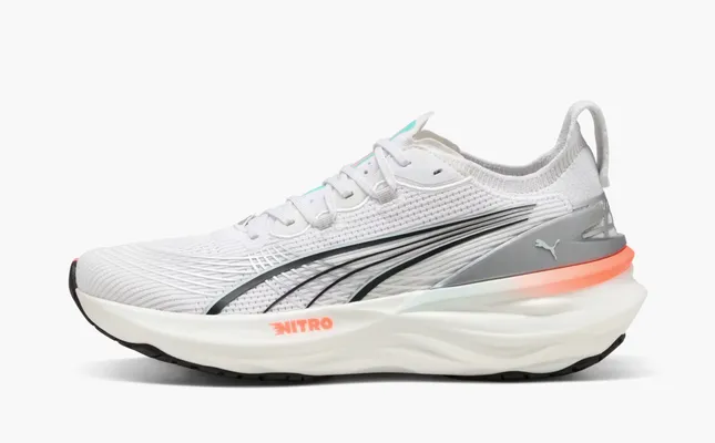  Puma ForeverRun Nitro 2 «White Glowing Red» belye