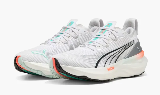  Puma ForeverRun Nitro 2 «White Glowing Red» belye