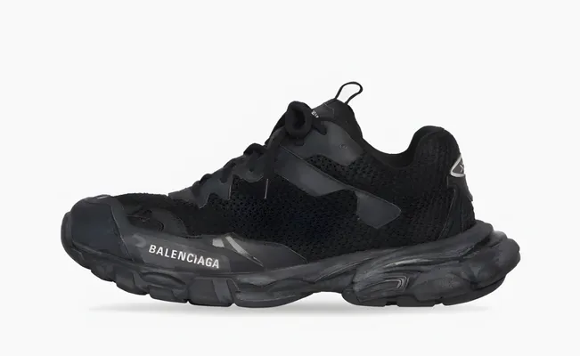  Balenciaga Track 3.0 «Black Mesh» chyernye