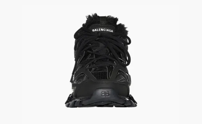 Кроссовки Balenciaga Track Sneaker «Faux Fur Black» chyernye