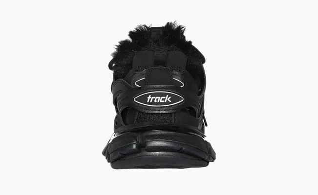 Кроссовки Balenciaga Track Sneaker «Faux Fur Black» chyernye