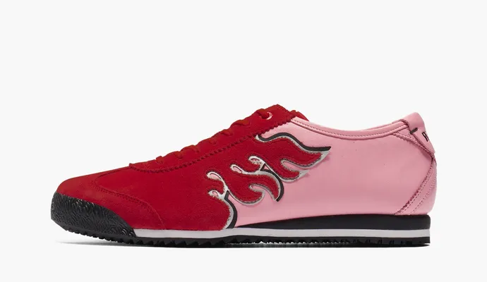  Asics Onitsuka Tiger Mexico 66 SD «Fiery Red/Blossom Pink» krasnye 