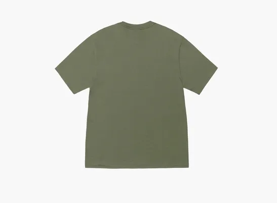 Одежда Stussy Sliced Tee «Olive» zelyenye