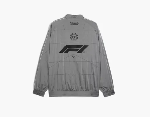  Puma F1 T7 Oversized Men's Track Jacket «Team Silver» serye