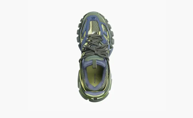  Balenciaga Track 1.0 Sneakers «Green Yellow Blue» zelyenye