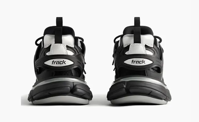 Кроссовки Balenciaga Track «Black Silver» chyernye