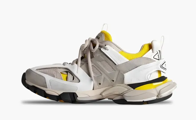  Balenciaga Track 1.0 Sneakers «Yellow White Beige» bezhevye