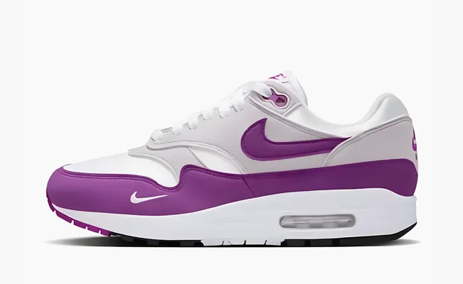 Кроссовки  Nike Air Max 1 '87 Textile WMNS «Bold Berry» belye