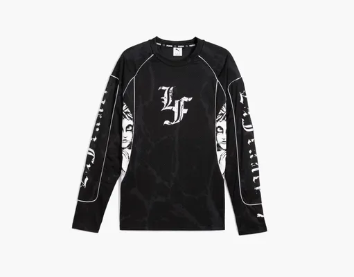 Одежда Puma x Lamelo Ball LaFrance Written in Chrome Men's Jersey «Black-Flat Medium Gray» chyernye