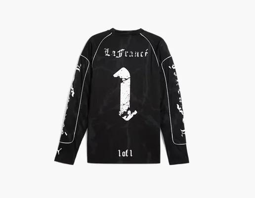Одежда Puma x Lamelo Ball LaFrance Written in Chrome Men's Jersey «Black-Flat Medium Gray» chyernye