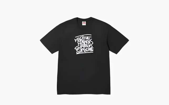 Одежда Supreme Marithé François Girbaud Collaboration T Shirts Unisex «Black» chyernye