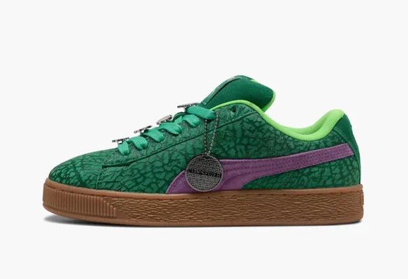  Puma Suede XL x Teenage Mutant Ninja Turtles «The Four Turtles» zelyenye