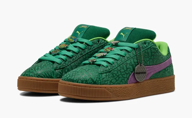  Puma Suede XL x Teenage Mutant Ninja Turtles «The Four Turtles» zelyenye