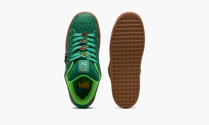  Puma Suede XL x Teenage Mutant Ninja Turtles «The Four Turtles» zelyenye