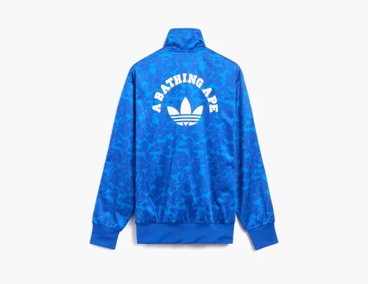  Adidas Originals x A Bathing Ape Football Men's Track Jacket «Blue» golubye