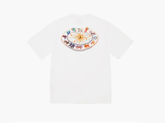 Одежда Supreme Zodiac S/S Top «White» belye