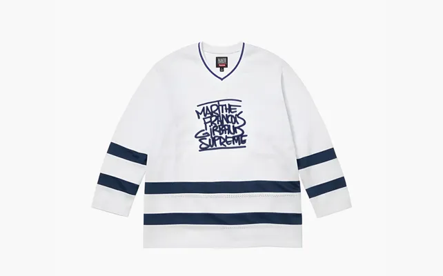 Одежда Supreme Marithé + François Girbaud Hockey Jersey «White» belye