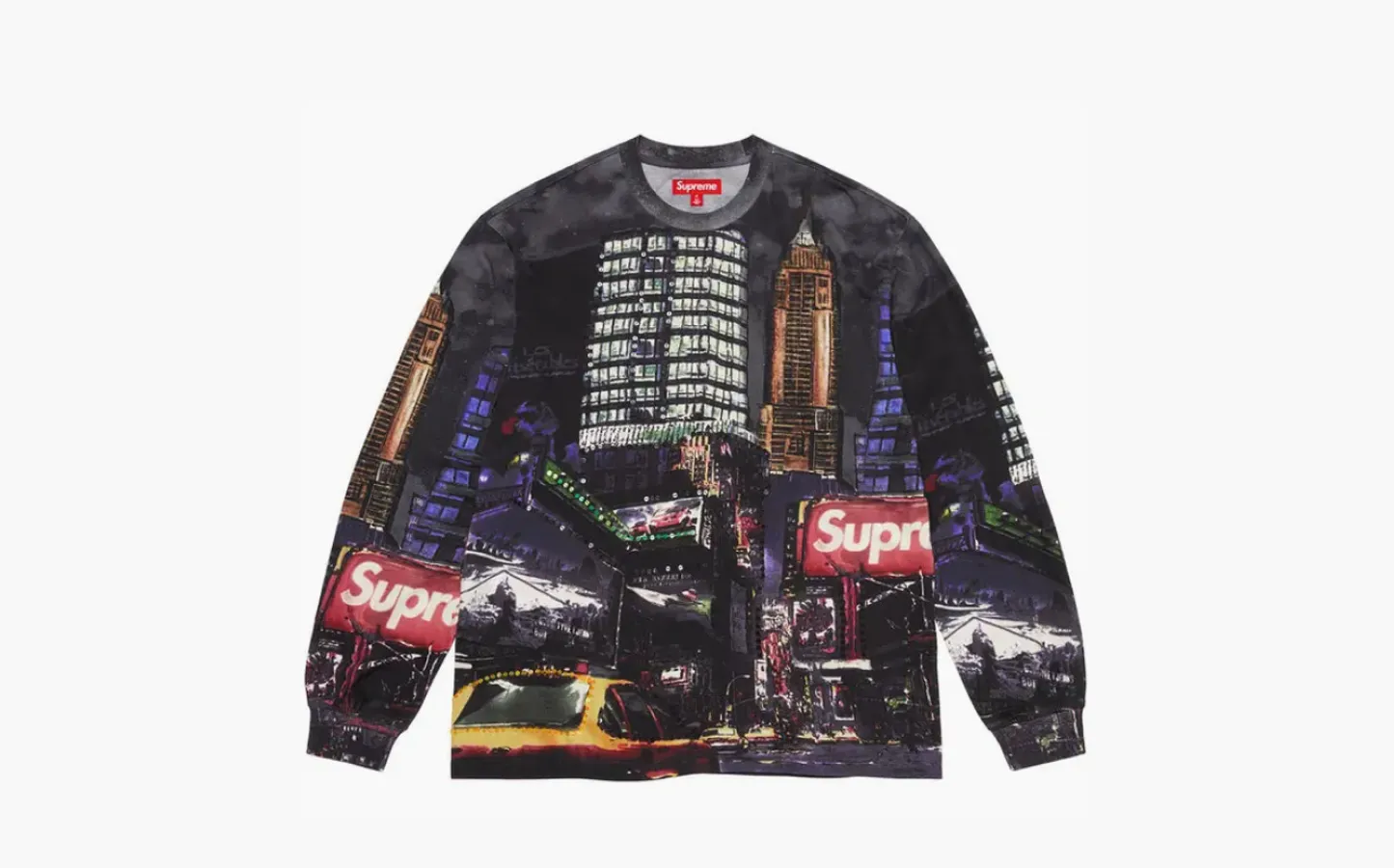 Supreme Skyline Sequin Long-Sleeve Top «Black/Night»