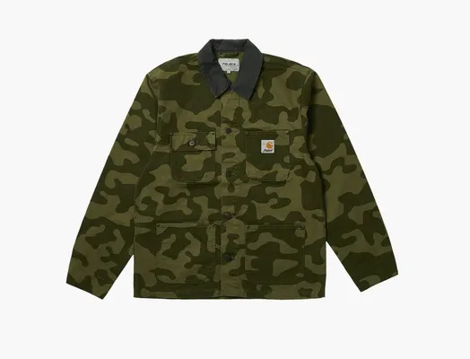  Carhartt Wip x Palace Michigan Coat «Dollar Green Camo» zelyenye