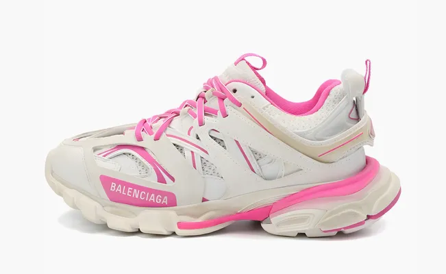 Кроссовки Balenciaga Track Sneaker WMNS «White Fluo Pink» belye