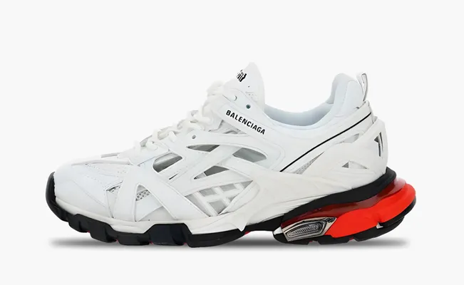 Balenciaga Track.2 Trainer «White Red» belye