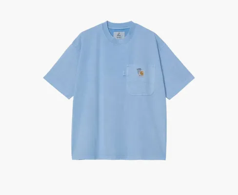 Одежда Carhartt WIP x Invincible s/s Pigment Dyed T-shirt «Piskine» lightBlue