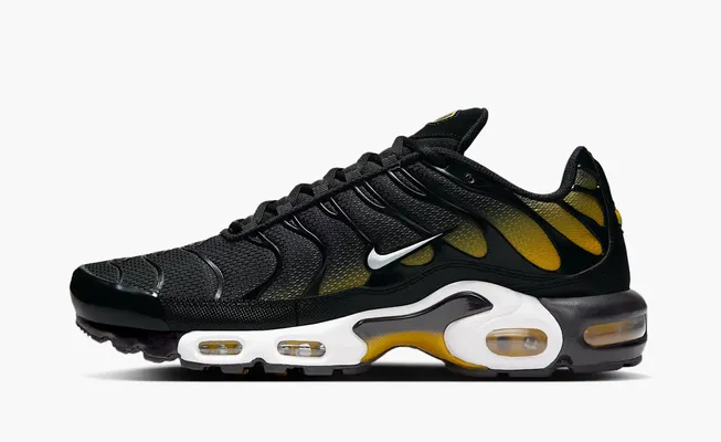  Nike Air Max Plus «Black University Gold» chyernye