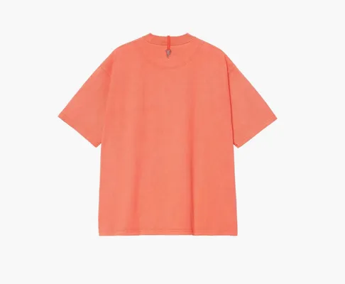 Одежда Carhartt WIP x Invincible s/s Pigment Dyed T-shirt «Shrimp» оранжевый
