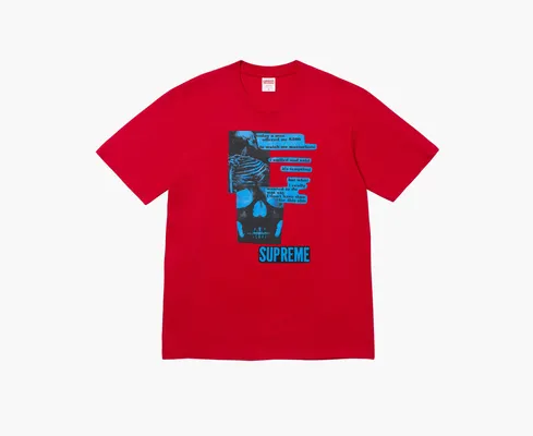 Одежда Supreme Anatomy Tee «Red» krasnye 
