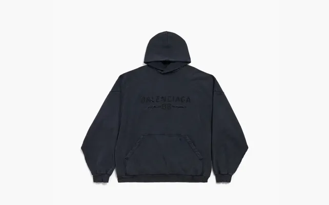 Одежда Balenciaga Hoodie SS25 Men's «Black» chyernye