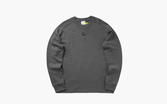 Одежда Nike ISPA Long Sleeve T-shirt Asia Sizing «Gray» serye