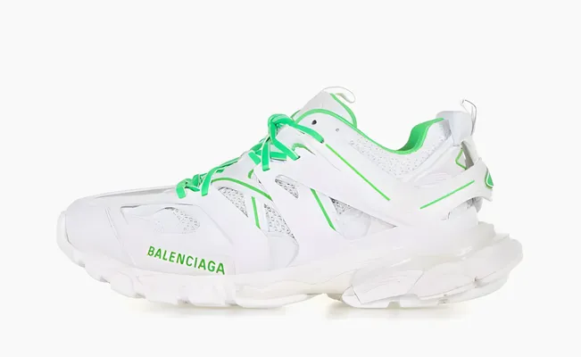  Balenciaga Track.2 Sneaker «Fluo Green» belye
