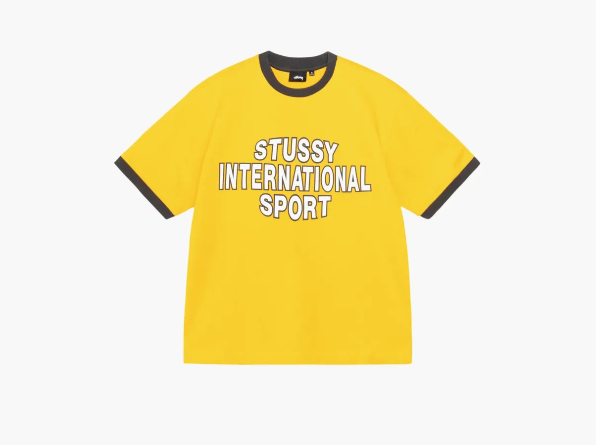 Stussy Sport Ringer Tee «Gold»