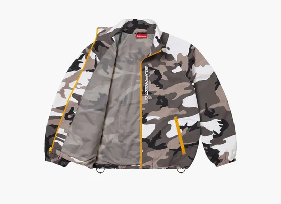  Supreme Contrast Zip Track Jacket «Snow Camo» raznotsvetnye