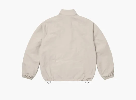  Supreme Contrast Zip Track Jacket «Tan» bezhevye